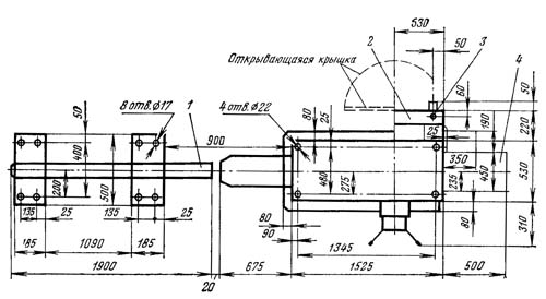 Настановне креслення токарно-револьверного верстата 1К341 1К341 Настановне креслення токарно-револьверного верстата
